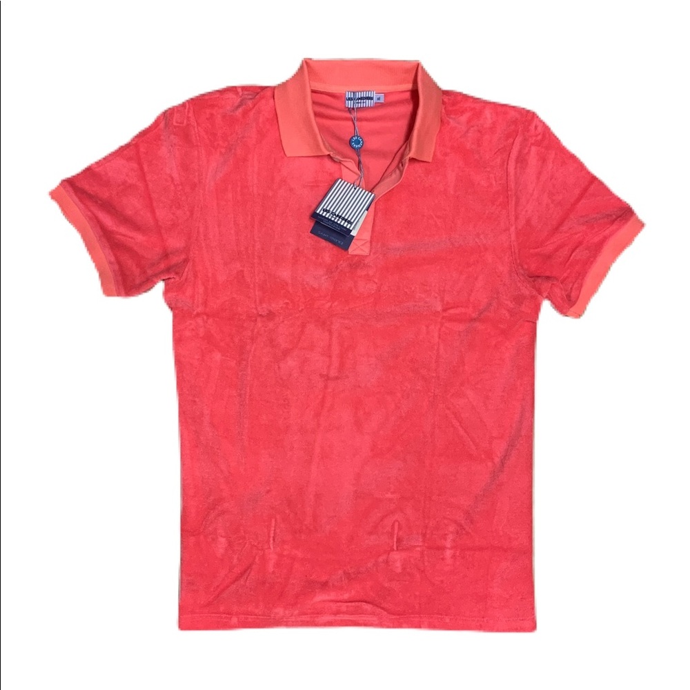 NWT! Les Canebiers Polo Shirt -Raspberry